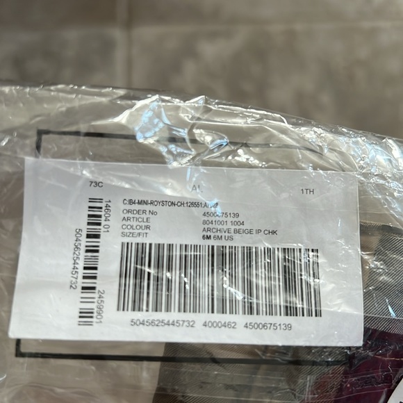 Burberry Unisex Royston Icon Stripes Stretch Shorts, Beige Size 6M, New w/Tag - Picture 9 of 12